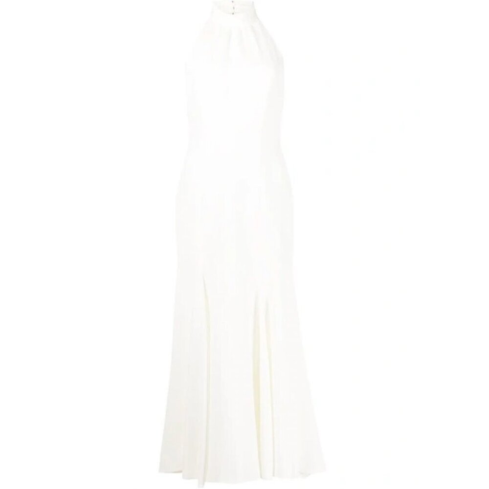 NWT MILLY Penelope Halter Neck Cady Dress US 4 - Picture 5 of 15